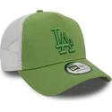 cappelli-curva-verde-snapback-a-frame-league-essential-dei-los-angeles-dodgers-mlb-di-new-era