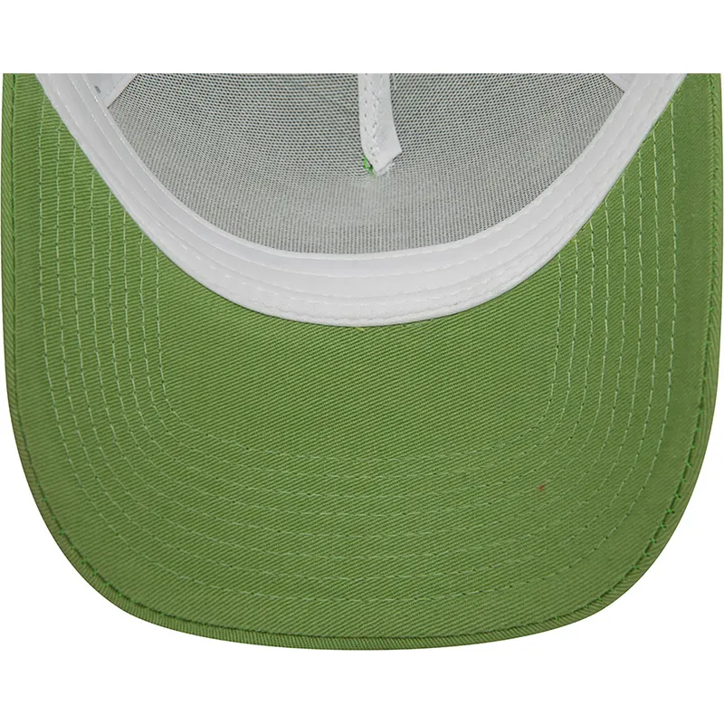 mutzen-gebogen-grun-snapback-a-frame-league-essential-der-los-angeles-dodgers-mlb-von-new-era