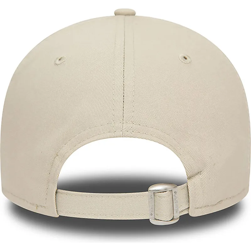 cappelli-curva-beige-cinghia-regolabile-negro-9twenty-league-essential-dei-los-angeles-dodgers-mlb-di-new-era
