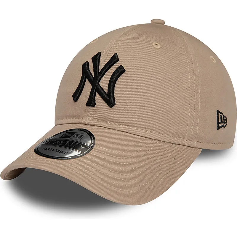 mutzen-gebogen-braun-verstellbares-band-negro-9twenty-league-essential-der-new-york-yankees-mlb-von-new-era mutzen-gebogen-braun-verstellbares-band-negro-9twenty-league-essential-der-new-york-yankees-mlb-von-new-era