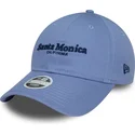 cappellino-curvo-blu-regolabile-da-donna-9twenty-wordmark-di-santa-monica-california-di-new-era
