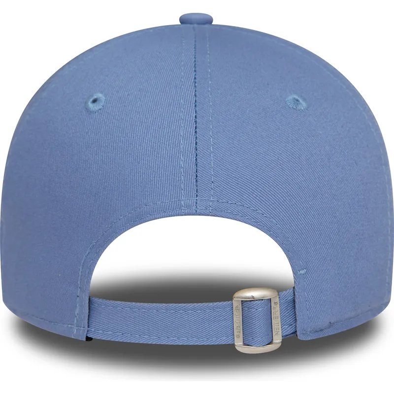 cappelli-curva-blu-cinghia-regolabile-9twenty-wordmark-dei-santa-monica-california-di-new-era