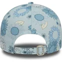 cappelli-curva-blu-cinghia-regolabile-9forty-floral-all-over-print-dei-new-york-yankees-mlb-di-new-era