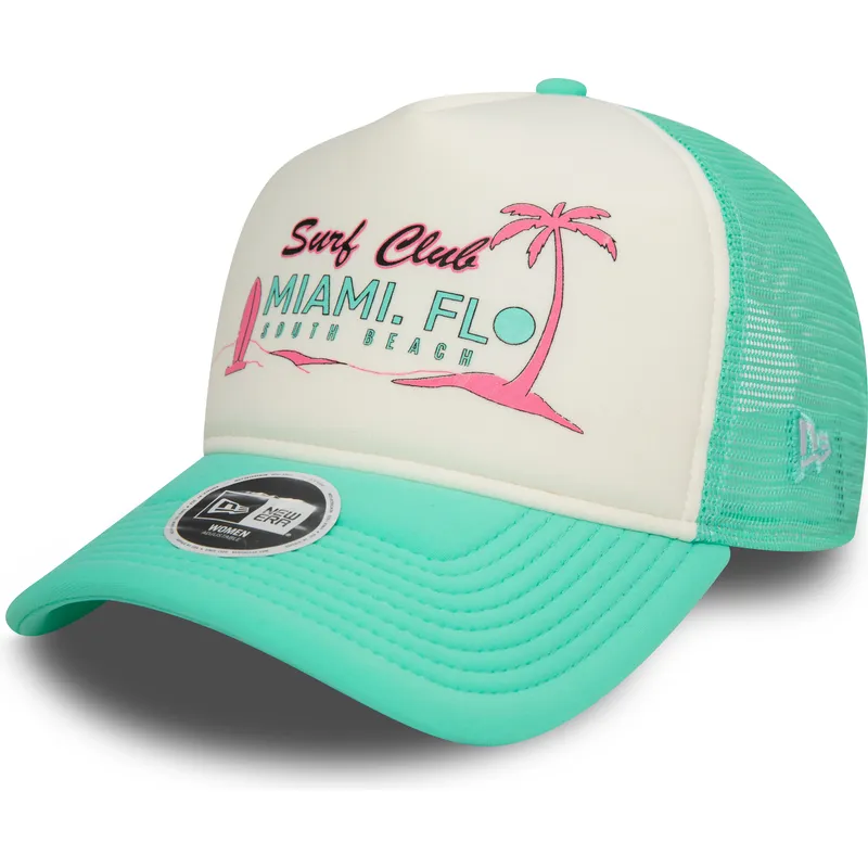 mutzen-gebogen-grun-snapback-a-frame-foam-front-der-miami-surf-club-florida-von-new-era