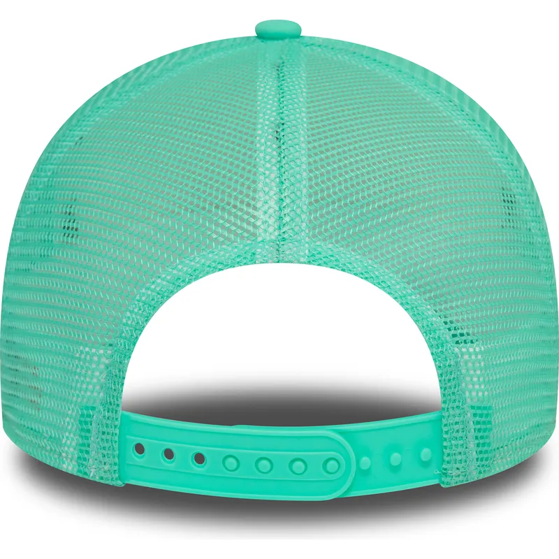 cappelli-curva-verde-snapback-a-frame-foam-front-dei-miami-surf-club-florida-di-new-era