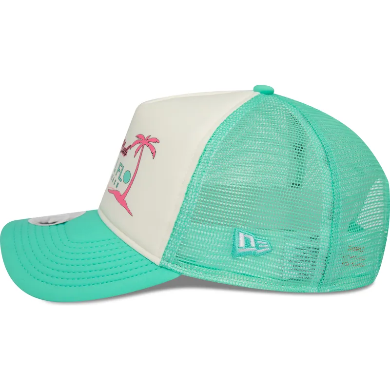 cappelli-curva-verde-snapback-a-frame-foam-front-dei-miami-surf-club-florida-di-new-era