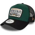 cappelli-curva-verde-snapback-a-frame-di-new-era