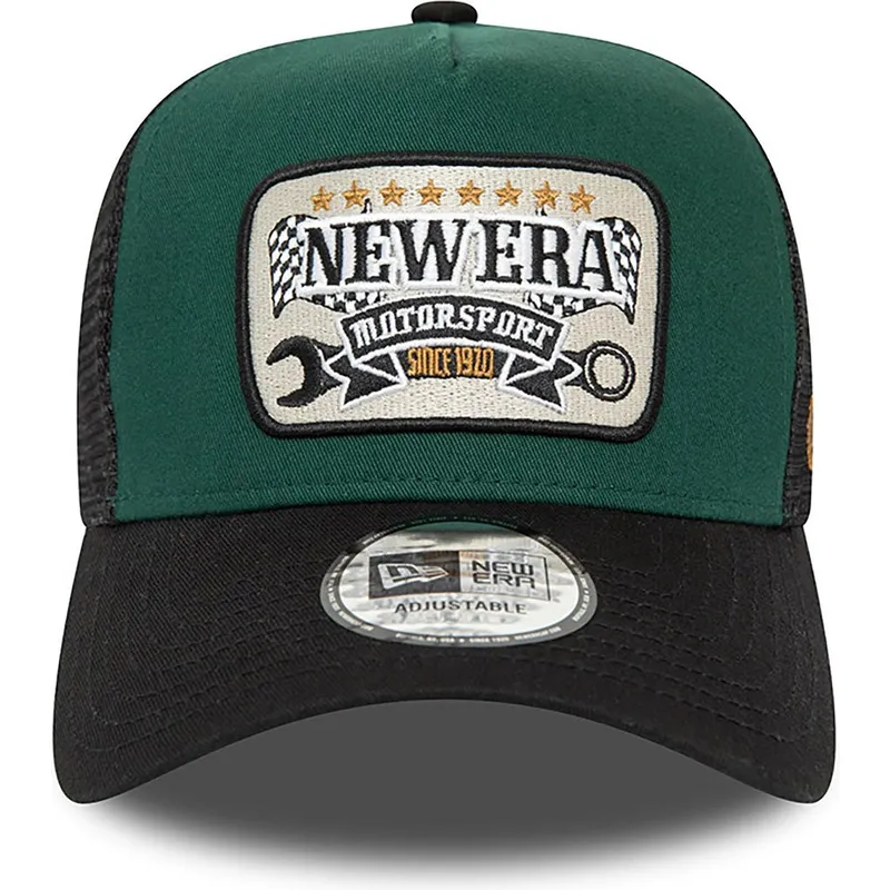 cappelli-curva-verde-snapback-a-frame-di-new-era