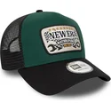 cappelli-curva-verde-snapback-a-frame-di-new-era