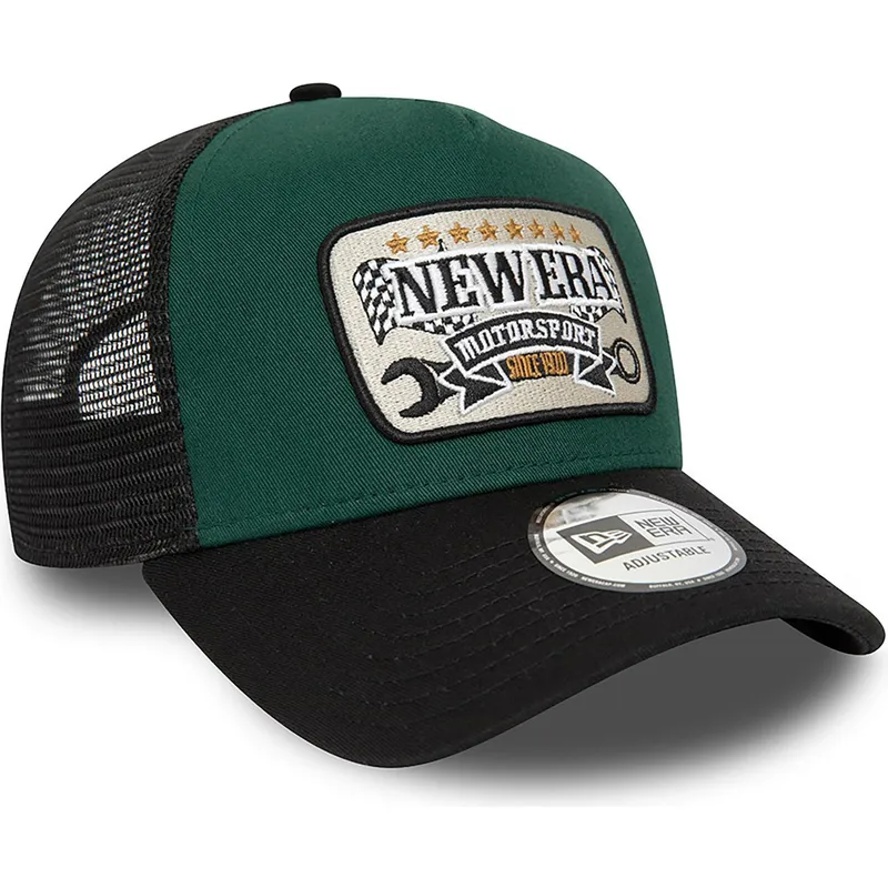 cappelli-curva-verde-snapback-a-frame-di-new-era