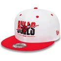 cappellino-snapback-piatto-bianco-e-rosso-9fifty-white-crown-chicago-bulls-nba-di-new-era