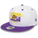 weisse-und-violette-flache-snapback-kappe-9fifty-white-crown-der-los-angeles-lakers-nba-von-new-era