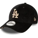cappelli-curva-nero-cinghia-regolabile-9forty-cord-dei-los-angeles-dodgers-mlb-di-new-era