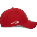cappelli-curva-rosso-cinghia-regolabile-9forty-minor-league-dei-modesto-nuts-milb-di-new-era