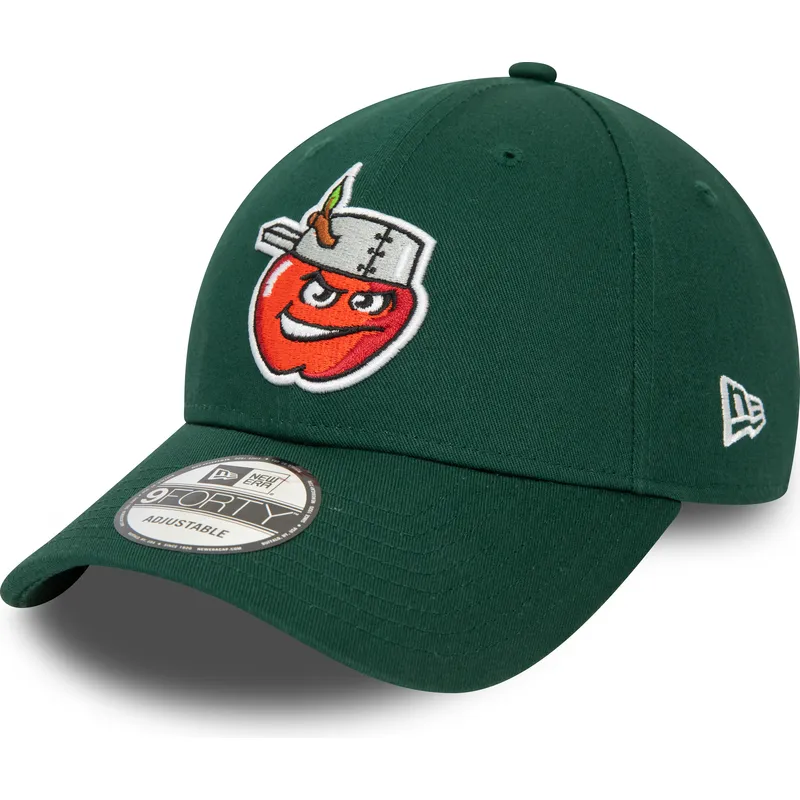 cappelli-curva-verde-cinghia-regolabile-9forty-minor-league-dei-fort-wayne-tincaps-milb-di-new-era
