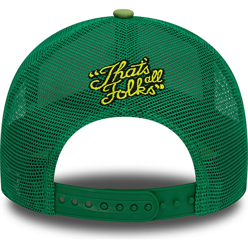 cappelli-curva-verde-snapback-a-frame-frame-character-de-diablo-dei-tasmania-looney-tunes-di-new-era