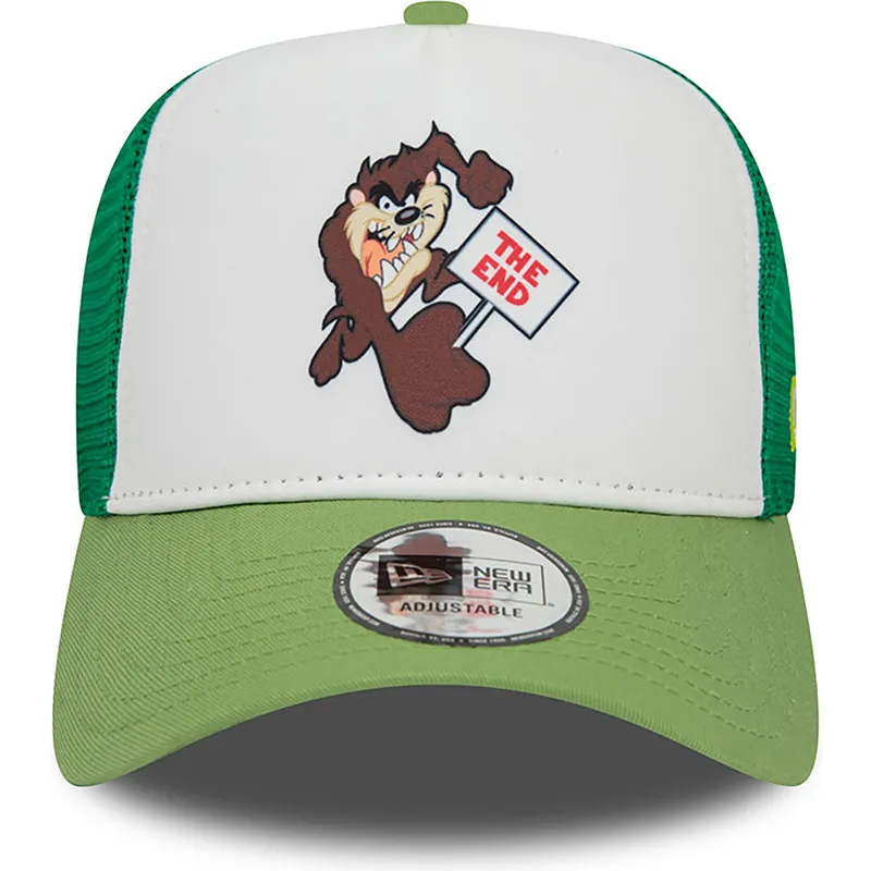 cappelli-curva-verde-snapback-a-frame-frame-character-de-diablo-dei-tasmania-looney-tunes-di-new-era