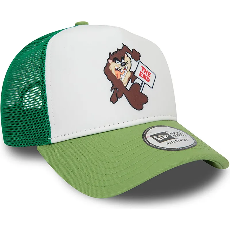 cappelli-curva-verde-snapback-a-frame-frame-character-de-diablo-dei-tasmania-looney-tunes-di-new-era