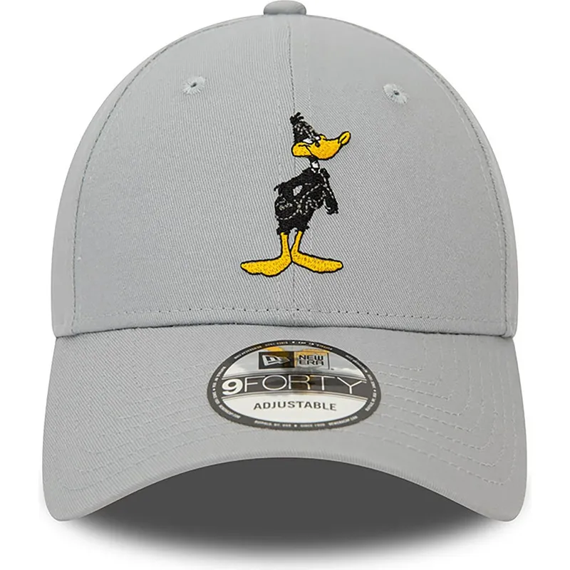 cappelli-curva-grigio-cinghia-regolabile-9forty-character-dei-pato-lucas-looney-tunes-di-new-era