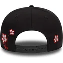 cappelli-piatta-nero-snapback-9fifty-flower-icon-dei-new-york-yankees-mlb-di-new-era