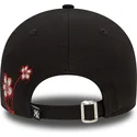 cappellino-curvo-nero-regolabile-9forty-flower-icon-dei-new-york-yankees-mlb-di-new-era