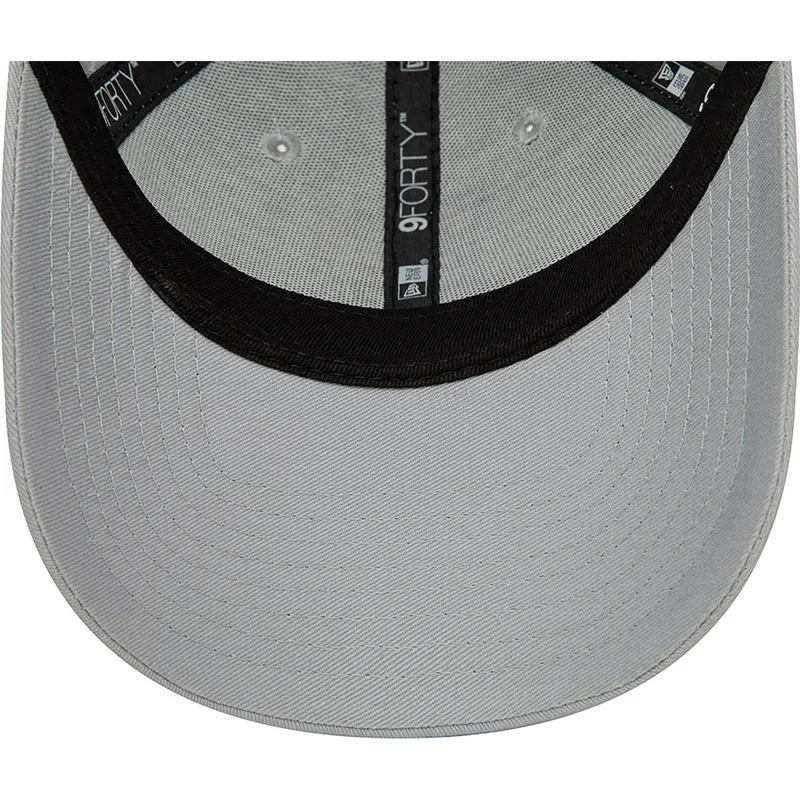 cappelli-curva-grigio-cinghia-regolabile-9forty-flower-icon-dei-los-angeles-dodgers-mlb-di-new-era