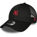 cappellino-curvo-nero-regolabile-con-logo-rosso-9forty-home-field-dei-new-york-yankees-mlb-di-new-era
