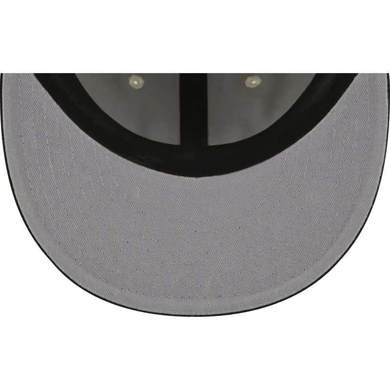 cappello-piatto-beige-e-nero-regolabile-9fifty-retro-crown-denim-di-oakland-raiders-nfl-di-new-era