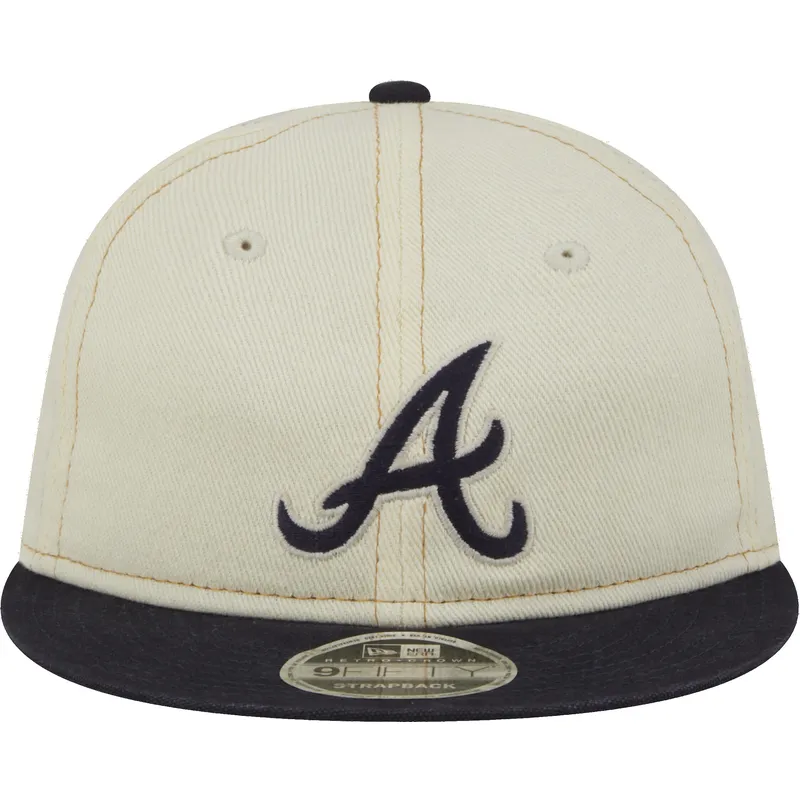 atlanta-braves-mlb-new-era-9fifty-retro-crown-denim-beige-och-marinbla-platt-keps
