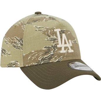 Casquette courbée camouflage snapback 9FORTY A Frame Two Tone Tiger Los Angeles Dodgers MLB New Era