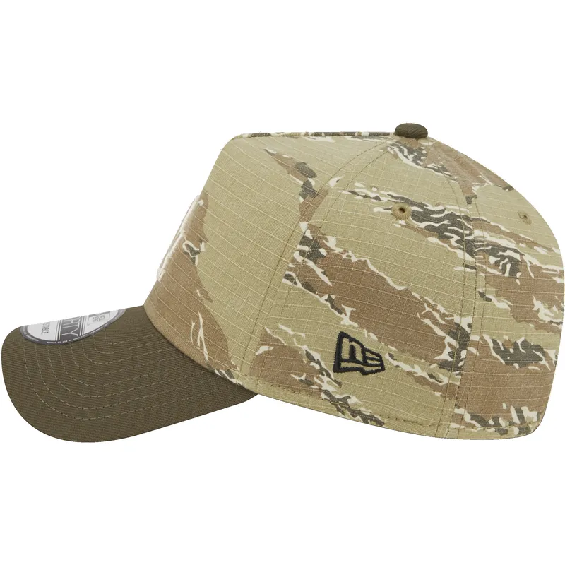 cappellino-visiera-curva-camouflage-snapback-9forty-a-frame-two-tone-tiger-dei-los-angeles-dodgers-mlb-di-new-era