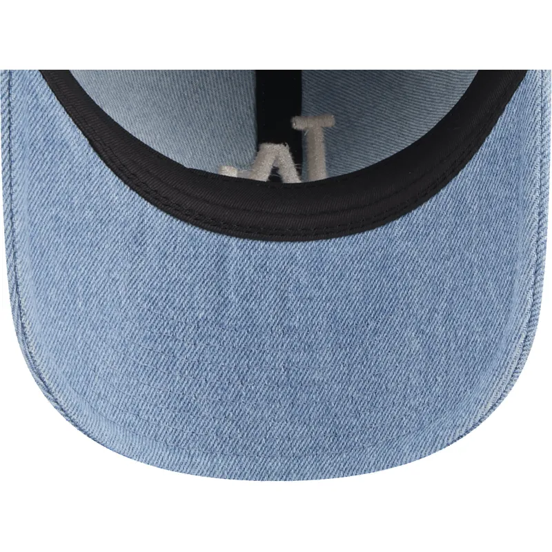 cappelli-curva-blu-cinghia-regolabile-9twenty-washed-denim-dei-los-angeles-dodgers-mlb-di-new-era