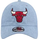 chicago-bulls-nba-new-era-9twenty-justerbar-bla-kurvad-tvattad-denim-keps