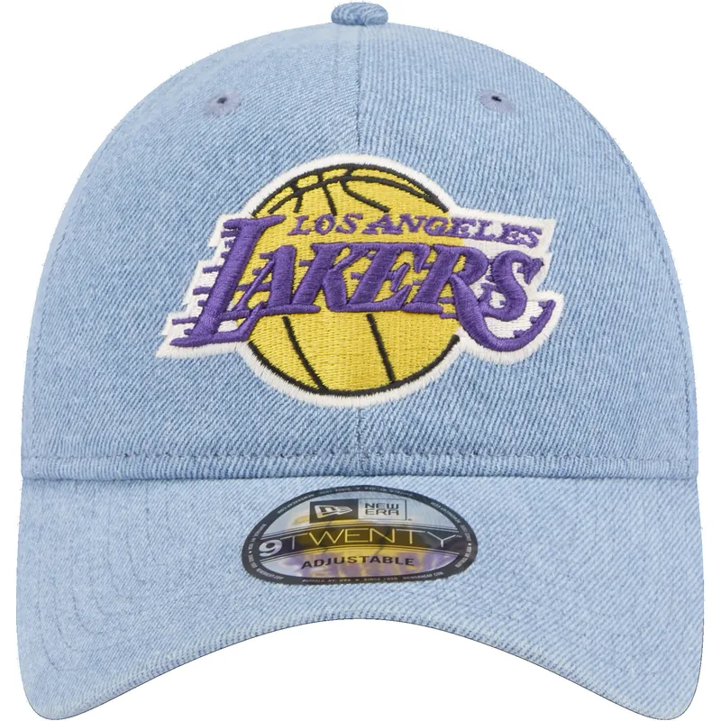 cappelli-curva-blu-cinghia-regolabile-9twenty-washed-denim-dei-los-angeles-lakers-nba-di-new-era cappelli-curva-blu-cinghia-regolabile-9twenty-washed-denim-dei-los-angeles-lakers-nba-di-new-era