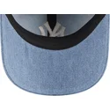 cappelli-curva-blu-cinghia-regolabile-9twenty-washed-denim-dei-new-york-yankees-mlb-di-new-era