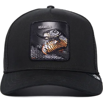 Cappellino trucker nero serpente Mamba The Farm Premium di Goorin Bros.