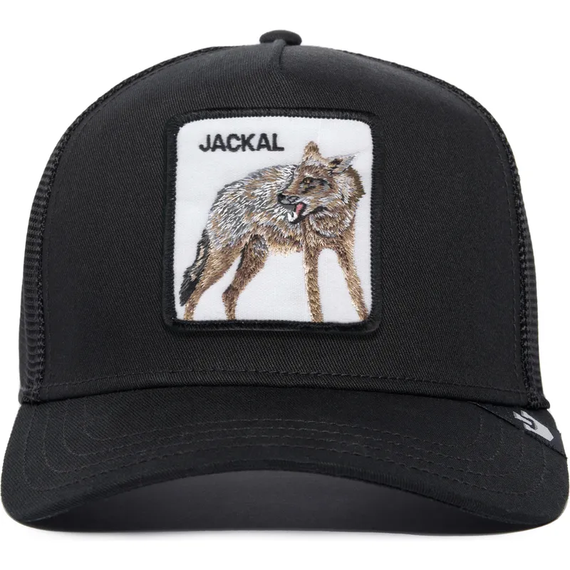 gorra-trucker-negra-chacal-jackal-the-farm-premium-de-goorin-bros