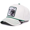 cappellino-visiera-curva-bianco-snapback-mucca-cash-cow-100-the-farm-all-over-canvas-di-goorin-bros