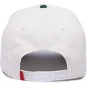 cappello-snapback-bianco-con-visiera-curva-cash-cow-100-the-farm-all-over-canvas-di-goorin-bros