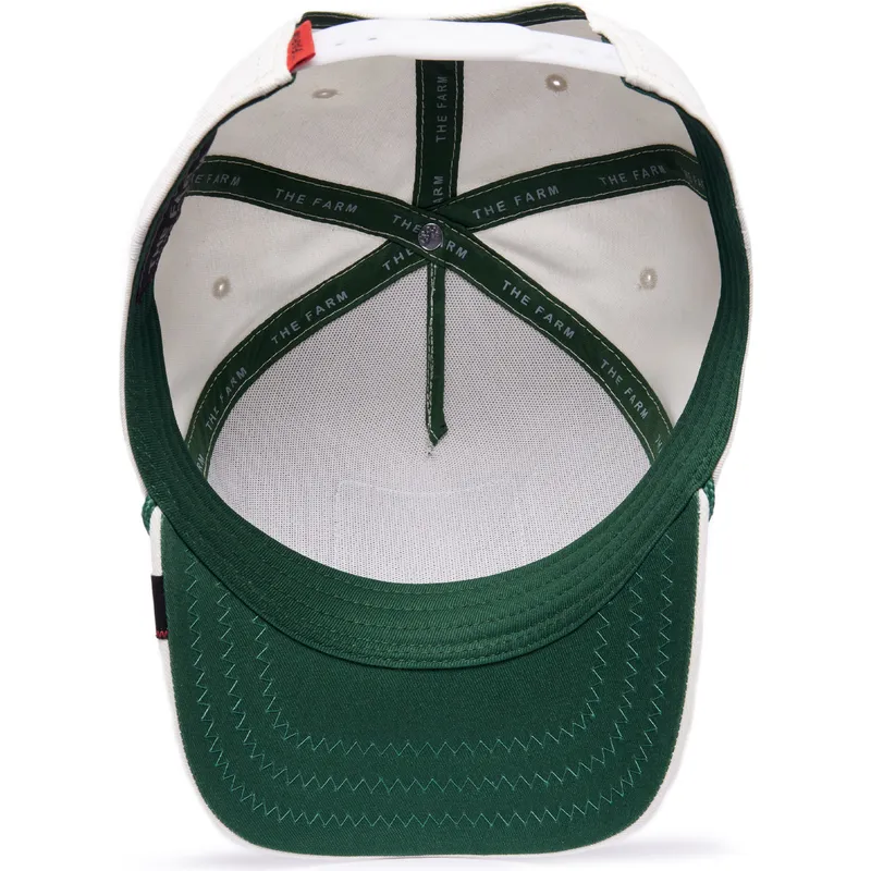 cappellino-visiera-curva-bianco-snapback-mucca-cash-cow-100-the-farm-all-over-canvas-di-goorin-bros