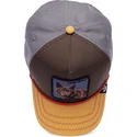 goorin-bros-lone-wolf-100-the-farm-all-over-canvas-snapback-cap-mit-gebogenem-schirm-in-braun-grau-und-orange