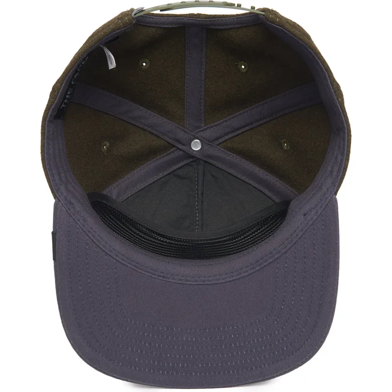 gron-og-bla-flat-cap-snapback-rottweiler-hund-bad-boy-top-dog-the-farm-flats-fra-goorin-bros