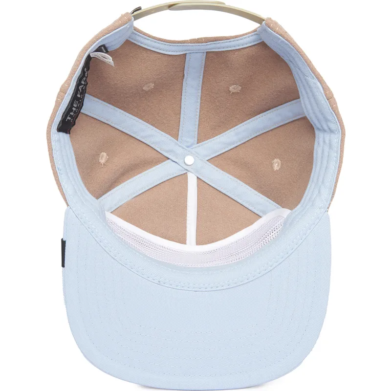platt-keps-brun-och-bla-snapback-tupp-cock-free-range-the-farm-flats-fran-goorin-bros