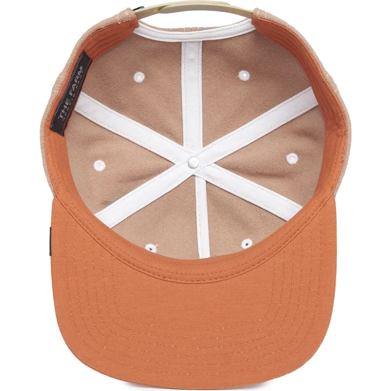 brun-fladskygget-snapback-kasket-goat-alpine-base-the-farm-flats-fra-goorin-bros