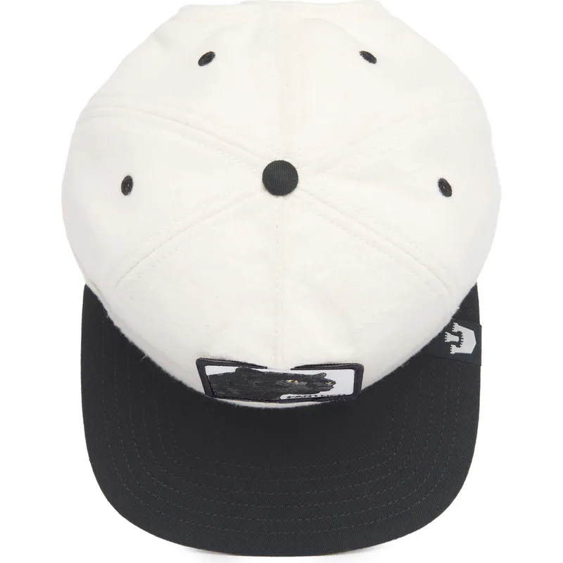 goorin-bros-black-panther-stealth-explorer-the-farm-flats-hvid-og-sort-snapback-flad-kasket