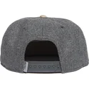 gorra-plana-gris-y-marron-snapback-oveja-black-sheep-flock-mountain-the-farm-flats-de-goorin-bros