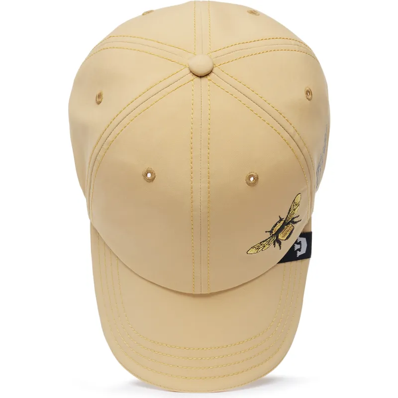 gul-bojd-justerbar-keps-med-bi-boss-honey-love-the-farm-lady-balls-fran-goorin-bros