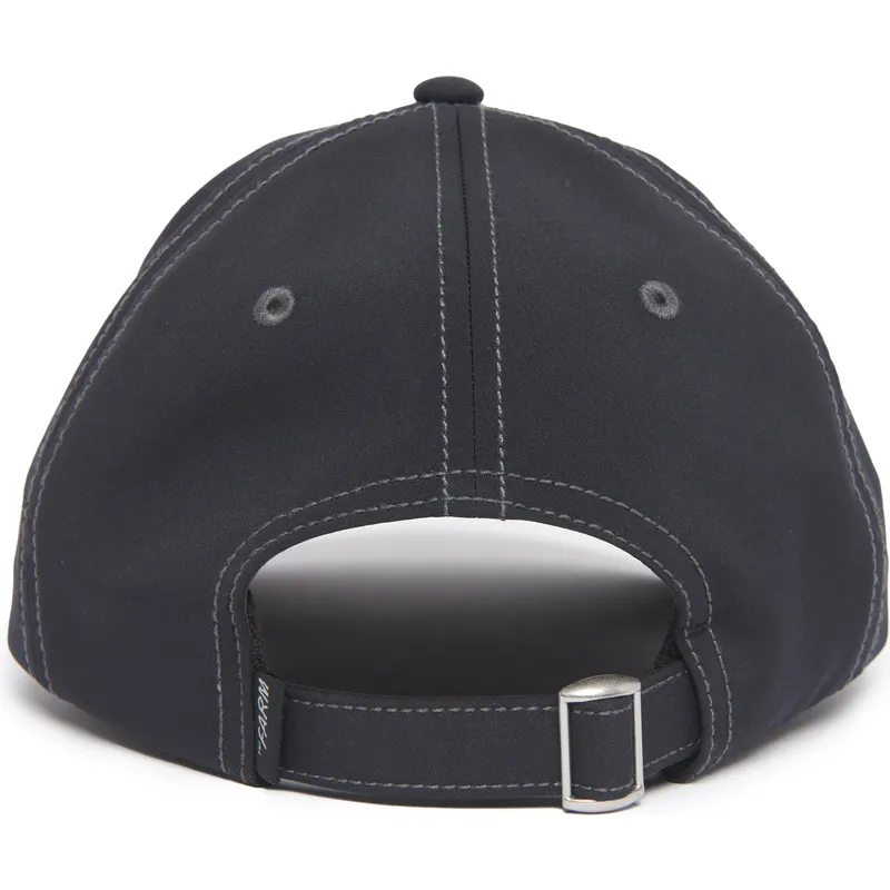 svart-justerbar-bojd-keps-med-fjaril-long-live-the-queen-the-farm-lady-balls-av-goorin-bros