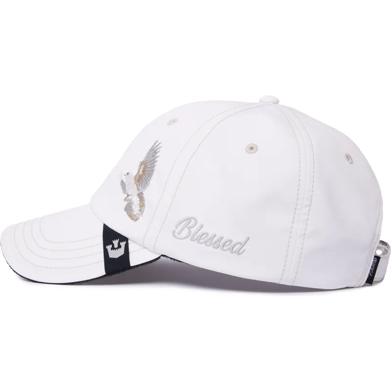 biala-regulowana-czapka-z-zakrzywionym-daszkiem-paloma-2-blessed-2-b-stressed-the-farm-lady-balls-od-goorin-bros