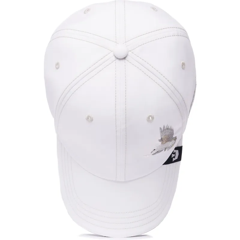 biala-regulowana-czapka-z-daszkiem-golab-2-blessed-2-b-stressed-the-farm-lady-balls-od-goorin-bros